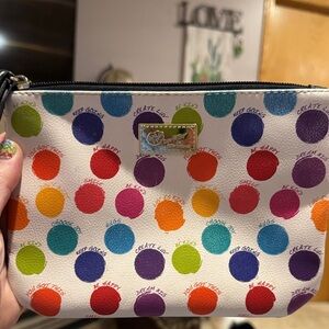 Luv Betsey Polka Dot Wristlet